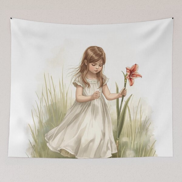 Item preview, Amaryllis in Hand – Cottagecore Meadow Walk designed and sold by Deezyned.