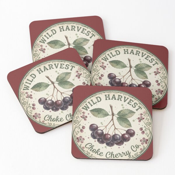 Item preview, Vintage Fruit Label - Choke Cherry Co. designed and sold by Too Kool Designing .