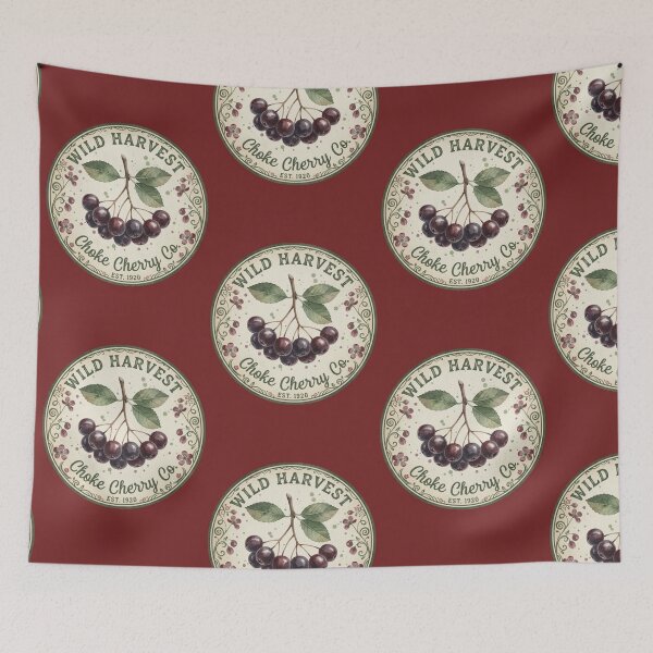Item preview, Vintage Fruit Label - Choke Cherry Co. designed and sold by Too Kool Designing .