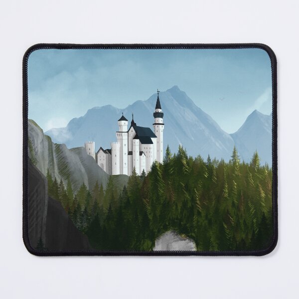 Item preview, Enchanted Peaks – A Fairytale Castle Scene designed and sold by Zouryn.