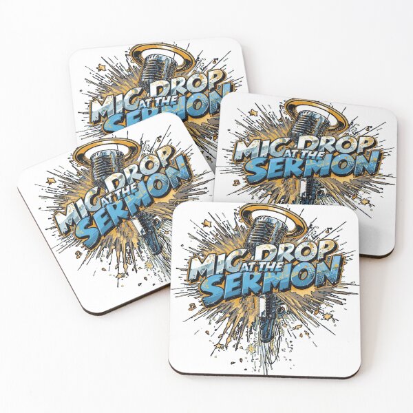 Item preview, Mic Drop at the Sermon – Funny Christian Tee for Preachers, Youth Groups & Gospel Mic Warriors designed and sold by Mythic Tide.