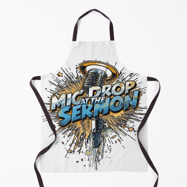 Item preview, Mic Drop at the Sermon – Funny Christian Tee for Preachers, Youth Groups & Gospel Mic Warriors designed and sold by Mythic Tide.