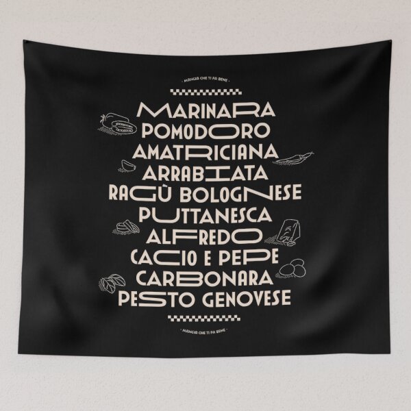 Item preview, Classic Italian Sauces Marinara Pesto Carbonara More Inverted Colours designed and sold by UdrD8h4Kec.
