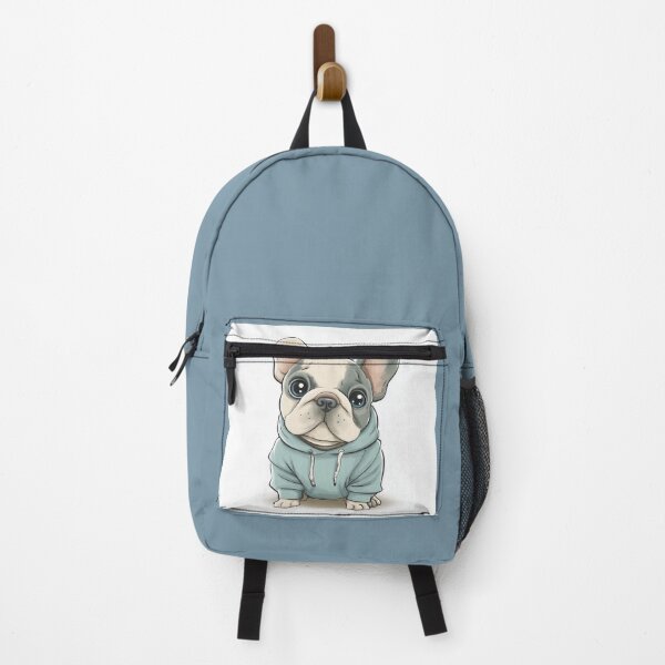 Item preview, Rapper Frenchie designed and sold by Kawaii Patterns | Chubby Animals & Cute Ghosts.