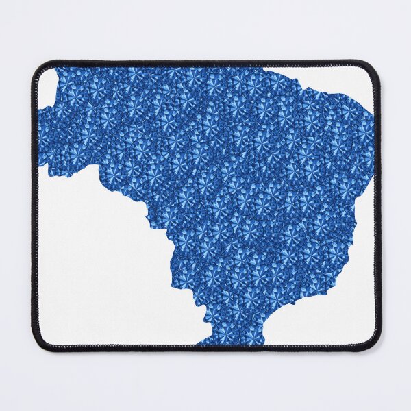 Item preview, Blue Rhinestone Brazil designed and sold by TheIconSmith.