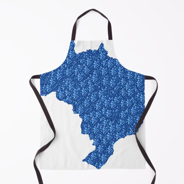 Aperçu de l'œuvre Strass Bleu Brésil créée et vendue par TheIconSmith.