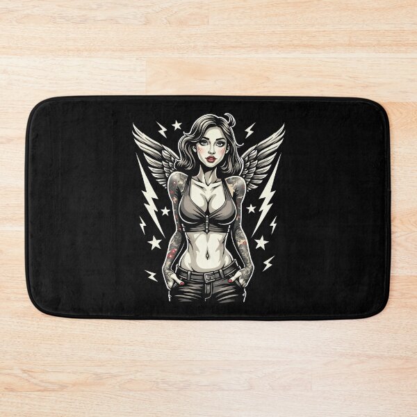 Item preview, Tattooed Girl with wings designed and sold by PaulSDesign.
