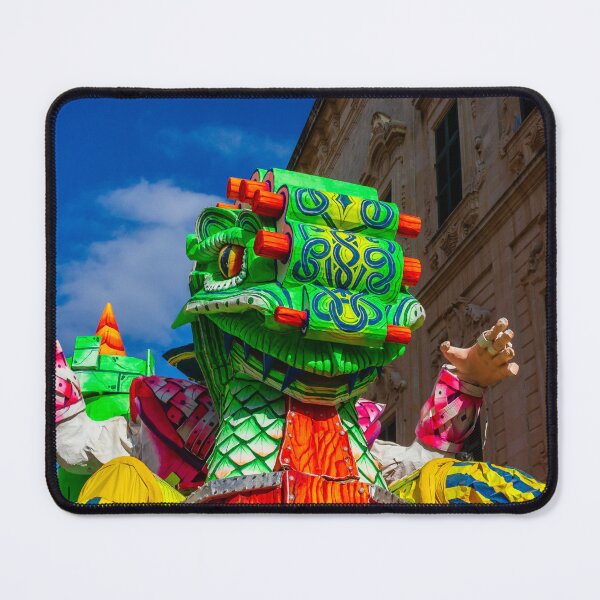 Item preview, Colorful Dragon-Themed Parade Float During a Local Street Festival designed and sold by Nmallia.