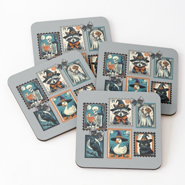 Item preview, HALLOWEEN CHARACTERS STAMPS  designed and sold by BKDIGITALSHOP.