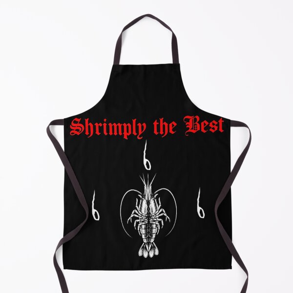 Item preview, Gothic Shrimp With Dark Metal Style Text designed and sold by WhoopsieWorld.