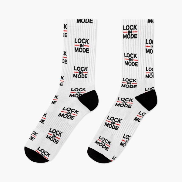 Item preview, Lock In Mode Minimalist Streetwear Motivational Design designed and sold by Amanda's Factory.