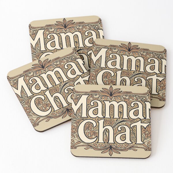 Item preview, Maman Chat (Cat Mom) designed and sold by LovesYourStuff.
