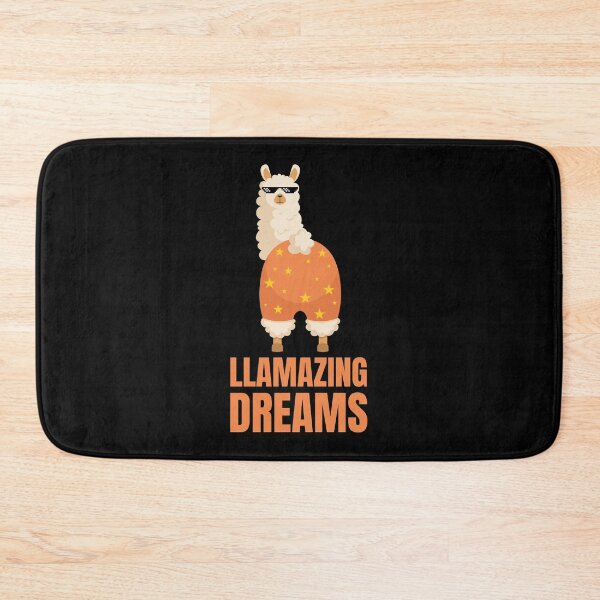 Item preview, llamazing Dreams Cute Funny llama in red pants designed and sold by Art-of-Rory.