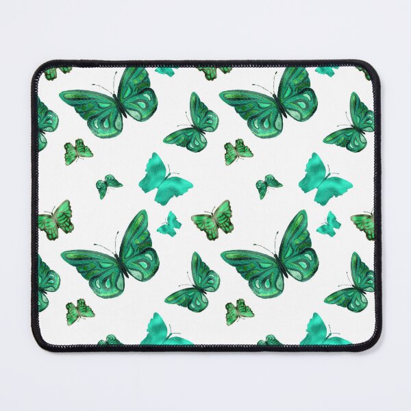Item preview, Green METALLIC BUTTERFLIES designed and sold by IconAge Store.