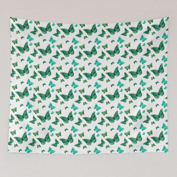 Item preview, Green METALLIC BUTTERFLIES designed and sold by IconAge Store.