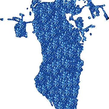 Artwork thumbnail, Blue Rhinestone Bahrain by TheIconSmith