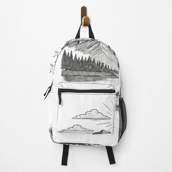 Item preview, Wilderness Camping Sketch designed and sold by EverythingShoPL.