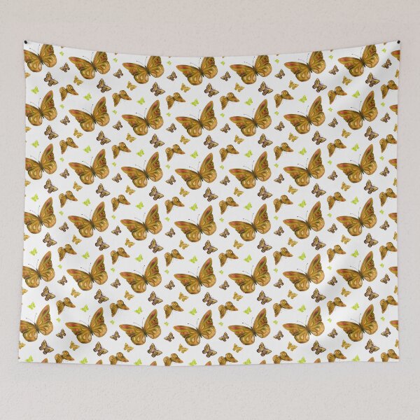 Item preview, GOLD METALLIC BUTTERFLIES designed and sold by IconAge Store.
