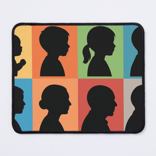 Item preview, Human Life Silhouettes – From Baby to Old Age Colorful Set designed and sold by CheriTanya.