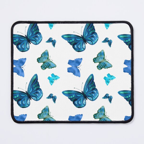 Item preview, Blue METALLIC BUTTERFLIES designed and sold by IconAge Store.
