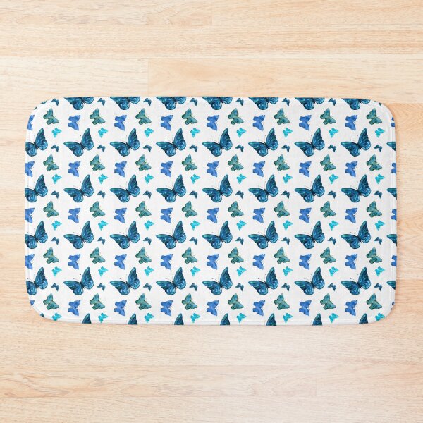 Item preview, Blue METALLIC BUTTERFLIES designed and sold by IconAge Store.