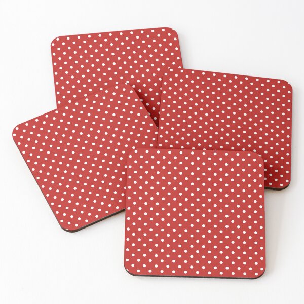 Item preview, Polka Dot Classic Pattern in Red and White designed and sold by kierkegaard.