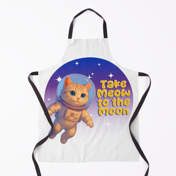 Item preview, Cute Space Cat Astronaut – Adorable Cosmic Kitty Floating in Space designed and sold by sherifshaaban.