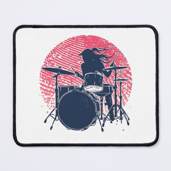 Item preview, Female Drummer. Drummer Girl.  designed and sold by Rhythm Thru Art .