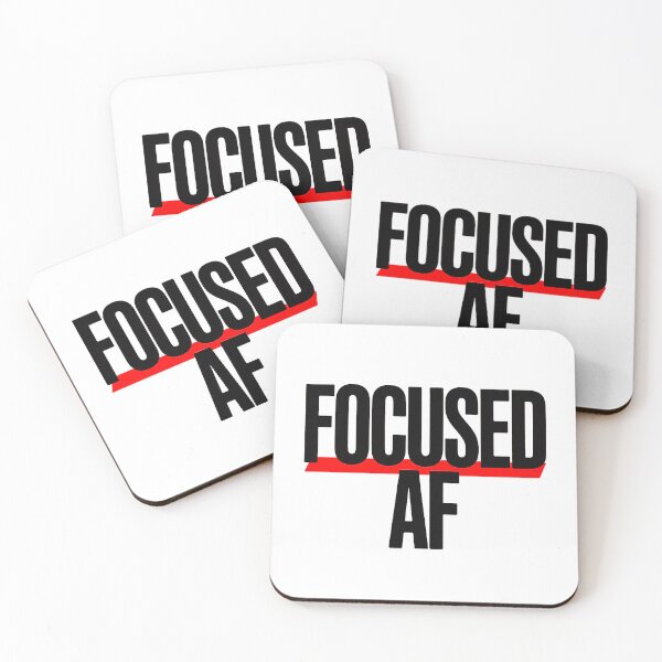 Item preview, Focused AF Minimalist Streetwear Bold Typography Design designed and sold by Amanda's Factory.