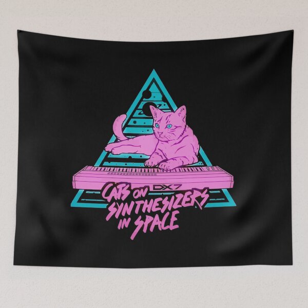 Item preview, Cats On Synthesizers In Space - Neon  designed and sold by ewzngnpcdcu6.