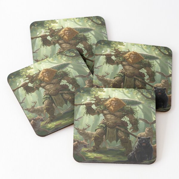 Item preview, The Forest Guardian – Lion Warrior designed and sold by DreamistStore.
