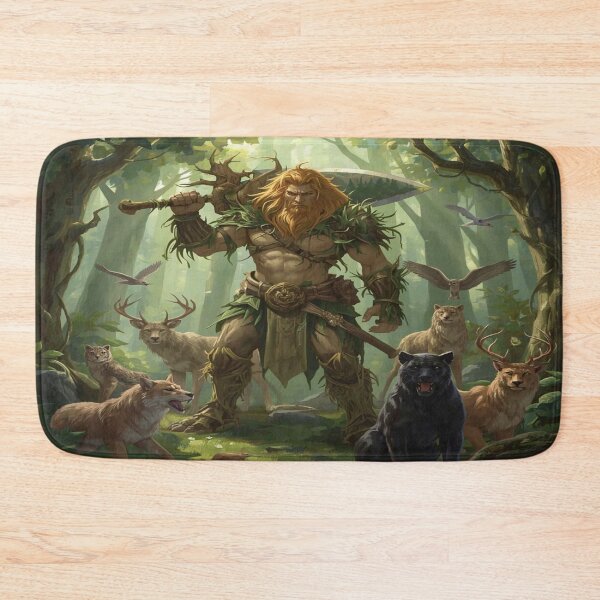 Item preview, The Forest Guardian – Lion Warrior designed and sold by DreamistStore.