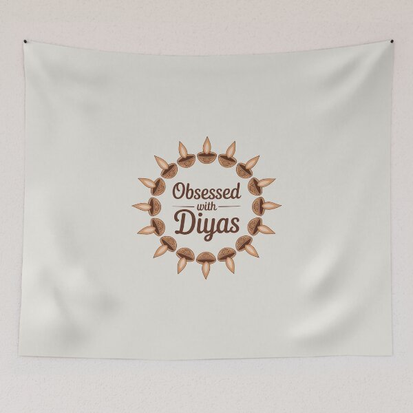 Item preview, Obsessed with Diyas – Diwali Festival Light Design designed and sold by Jollys-ArtShop.
