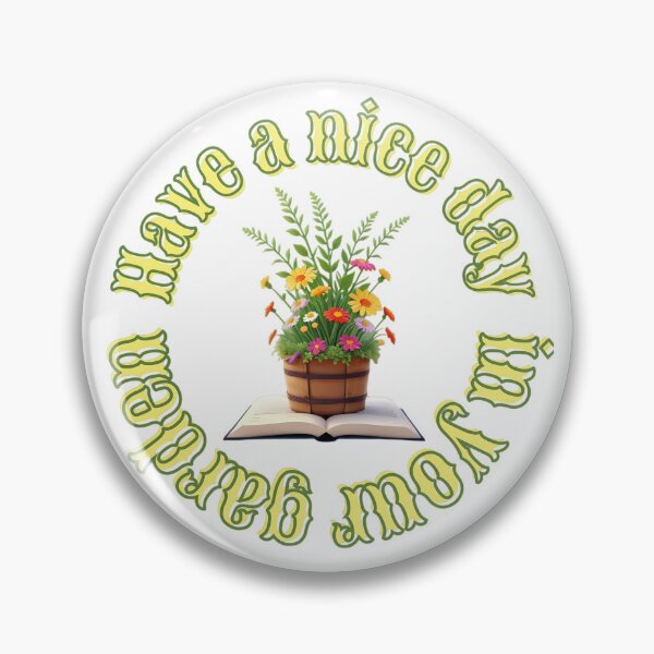 Item preview, Garden of Words – Have a Nice Day Blooms designed and sold by EightMustangs.