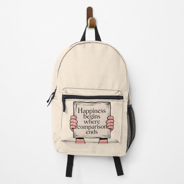 Item preview, Happiness Begins Where Comparison Ends, Inspirational Mental Health Reminder designed and sold by MoMidoStore.