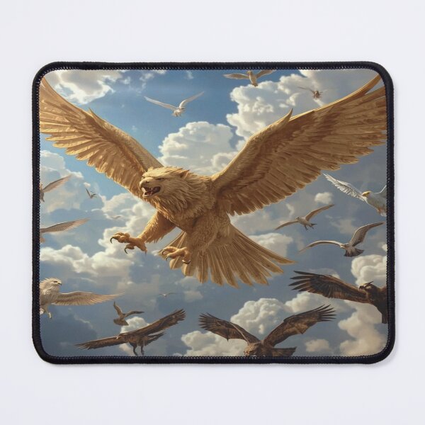 Item preview, Sky Sovereigns – The Griffin and Winged Beings designed and sold by DreamistStore.