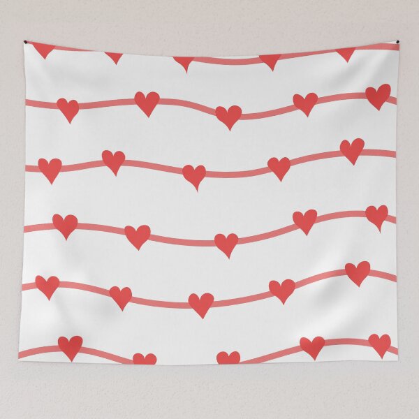 Item preview, Wavy Lines (Hearts) designed and sold by IKDG.