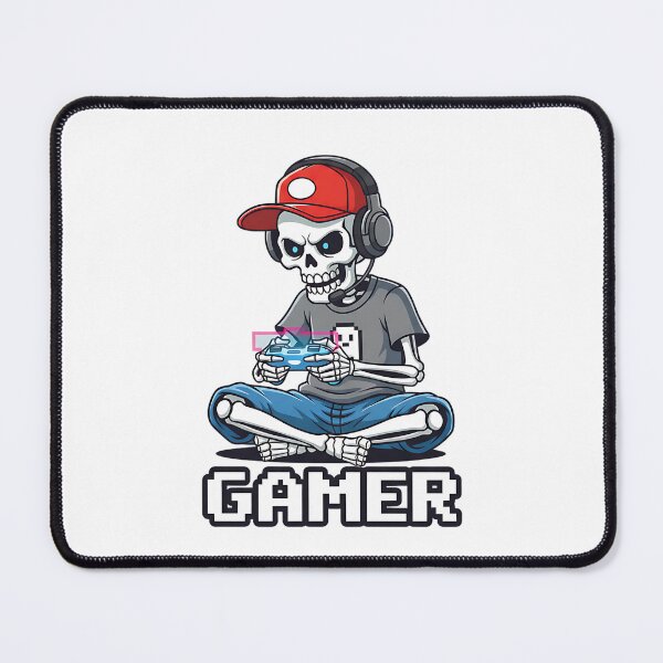 Item preview, Skeleton Gamer - Funny Gaming Halloween designed and sold by Jaanussar.