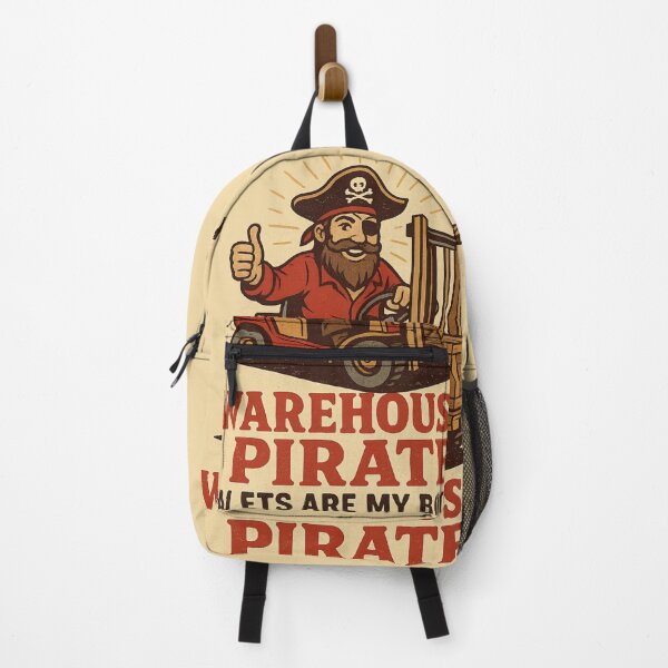 Item preview, Warehouse Pirate – Funny Forklift Retro Design designed and sold by RetroNibylander.
