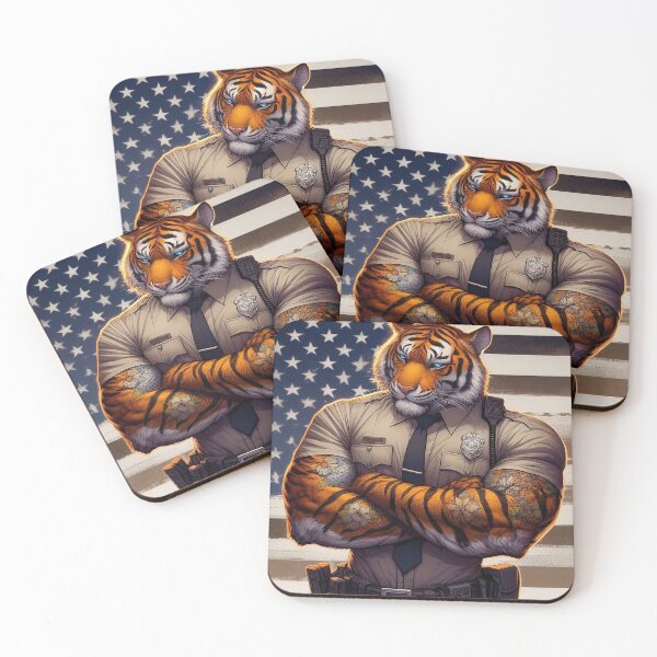 Item preview, Stripes Behind the Badge designed and sold by nikkolaus.