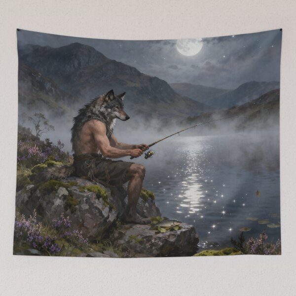 Item preview, Wulver – Guardian Spirit of Kindness and Guidance designed and sold by SoniaSarkali.
