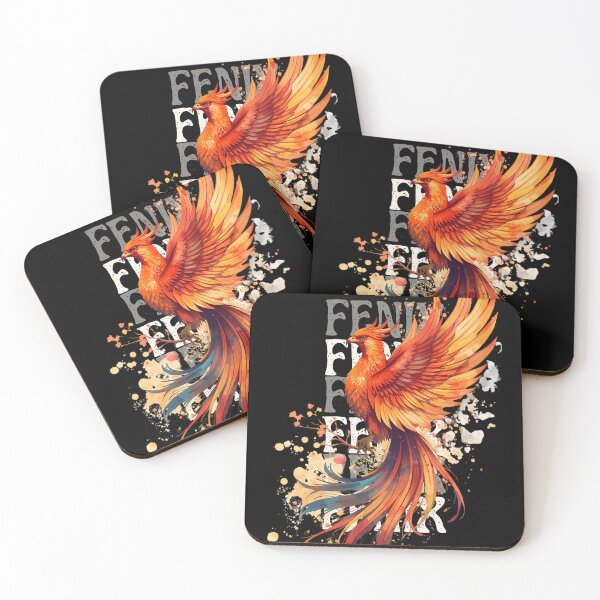 Item preview, Phoenix in Watercolor designed and sold by PatronesKawai.