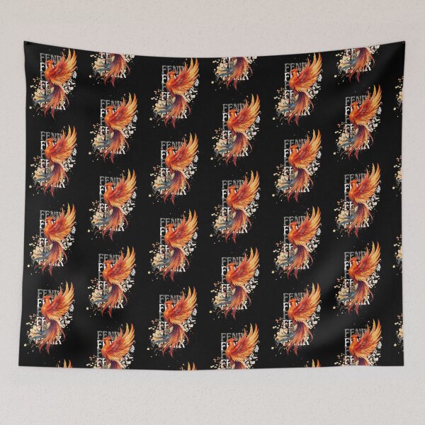 Item preview, Phoenix in Watercolor designed and sold by PatronesKawai.
