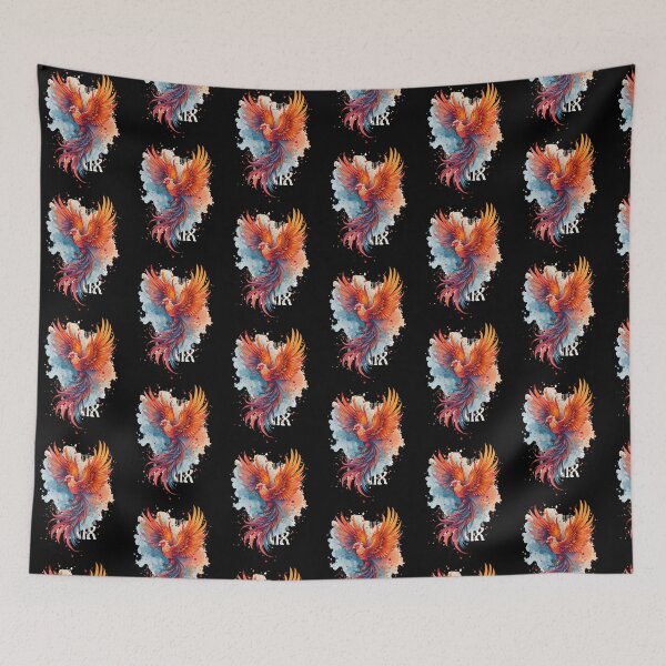Item preview, Phoenix in Watercolor designed and sold by PatronesKawai.