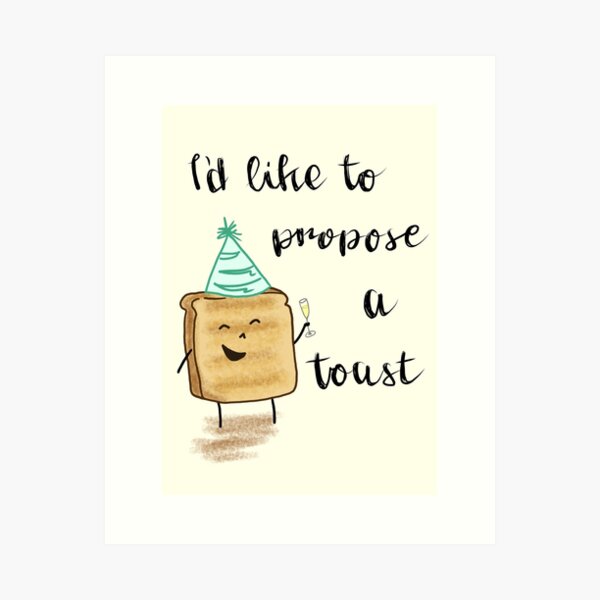 A TOAST Art Print
