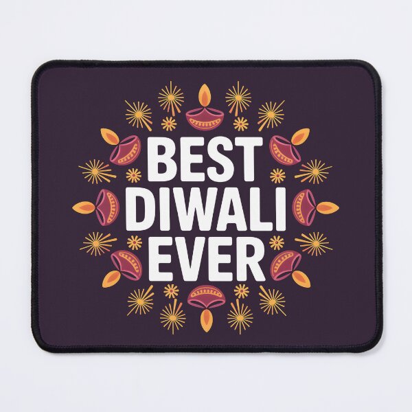 Item preview, Best Diwali Ever – Festive Diyas and Sparklers Design designed and sold by Jollys-ArtShop.