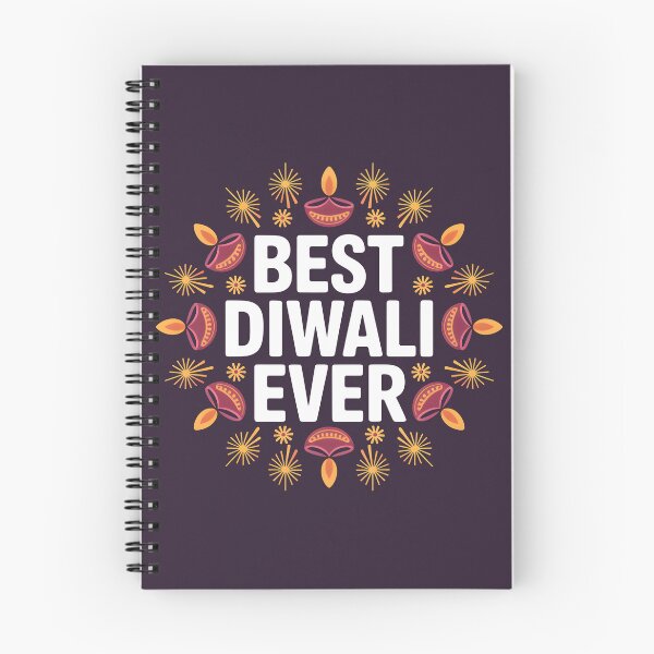 Item preview, Best Diwali Ever – Festive Diyas and Sparklers Design designed and sold by Jollys-ArtShop.