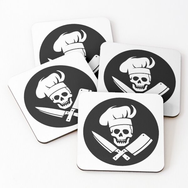 Item preview, Killer Chef Skull and Crossbones – Chef Hat Tattoo Style Design designed and sold by PIXEL POP DESIGNS - Beyond the Norm!.