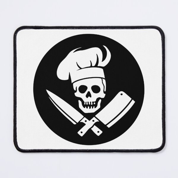 Item preview, Killer Chef Skull and Crossbones – Chef Hat Tattoo Style Design designed and sold by PIXEL POP DESIGNS - Beyond the Norm!.