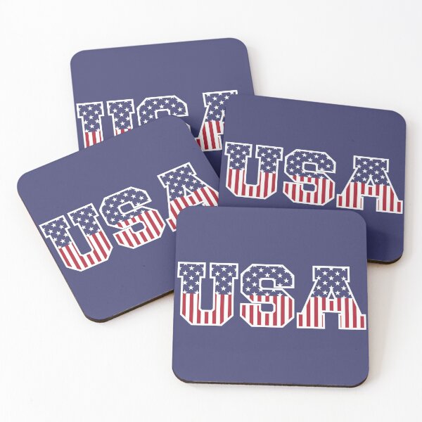 Item preview, College USA Font Red White Blue Stars And Stripes designed and sold by Digital Homestead.
